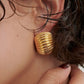 ANNA ROSSI - Widest Ribbed Earrings